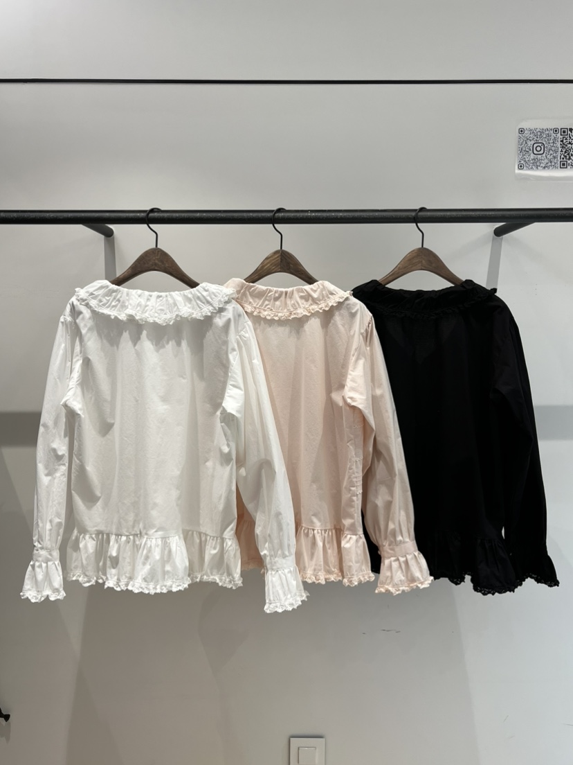 LOVE PULL東大門直郵女裝新品時尚推薦26春夏襯衫蕾絲衫褶裥LOVE PULL襯衫/蕾絲衫