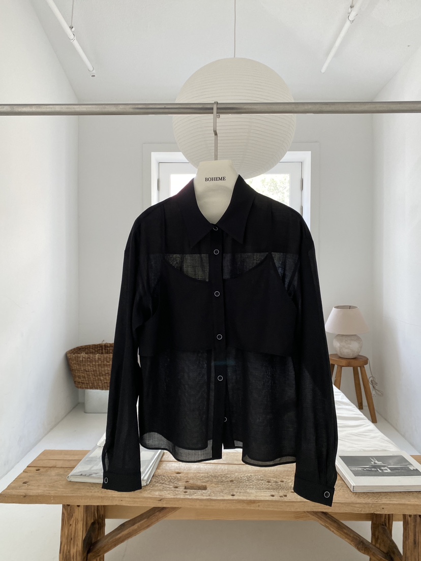 BOHEME韓國直郵女士新品職業人氣真品熱賣襯衫蕾絲衫假兩件BOHEME襯衫/蕾絲衫圖色4