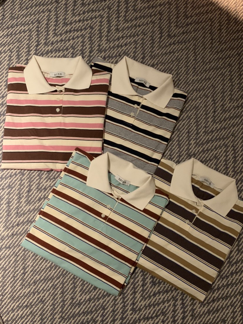 BADCALM韓國直郵女士新品真品26春夏時尚人氣職業長袖T恤BADCALM長袖T恤