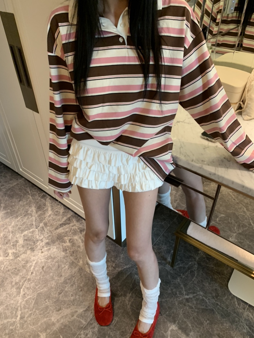 BADCALM韓國直郵女士新品真品26春夏時尚人氣職業長袖T恤BADCALM長袖T恤