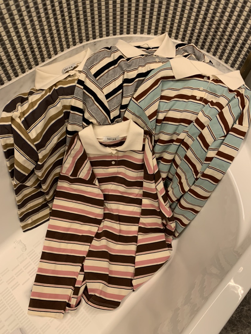 BADCALM韓國直郵女士新品真品26春夏時尚人氣職業長袖T恤BADCALM長袖T恤