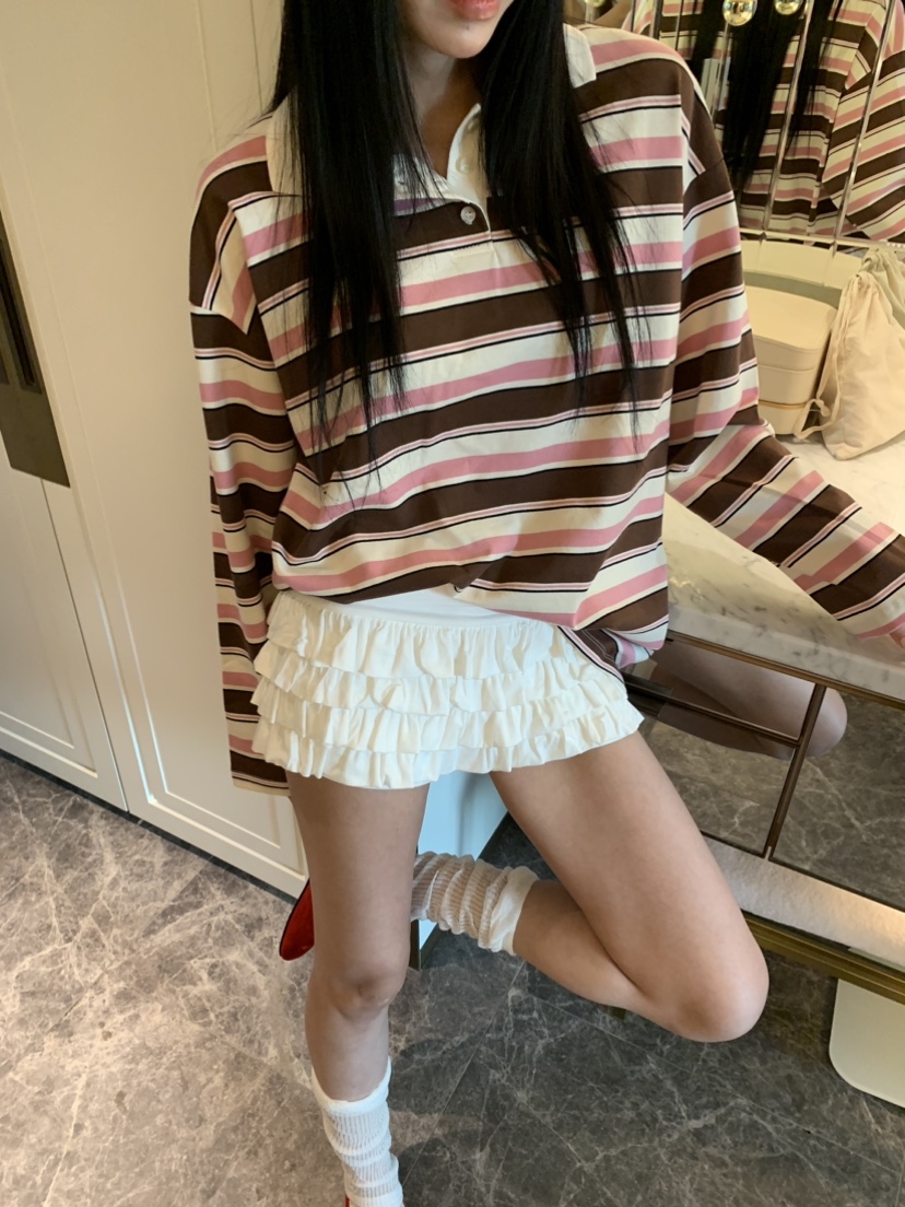 BADCALM韓國直郵女士新品真品26春夏時尚人氣職業長袖T恤BADCALM長袖T恤圖色1