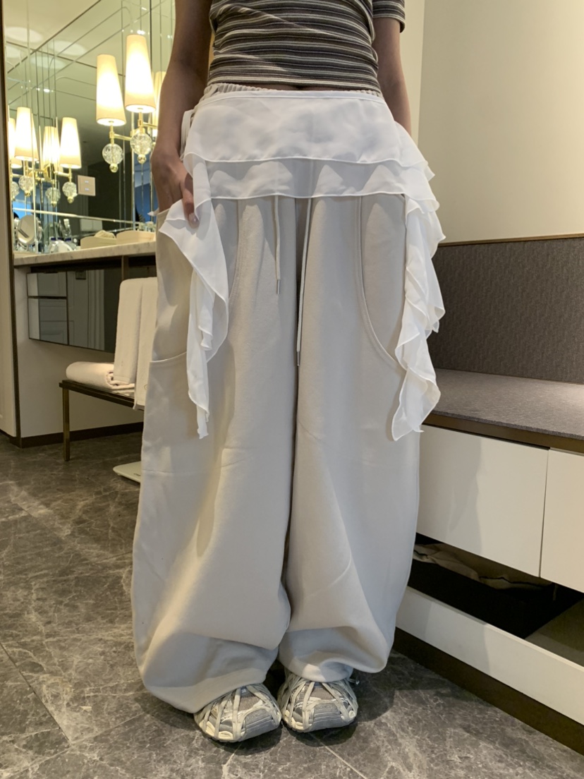 BADCALM東大門實拍女裝新款推薦時尚人氣職業真品休閑褲腰帶BADCALM休閑褲圖色3