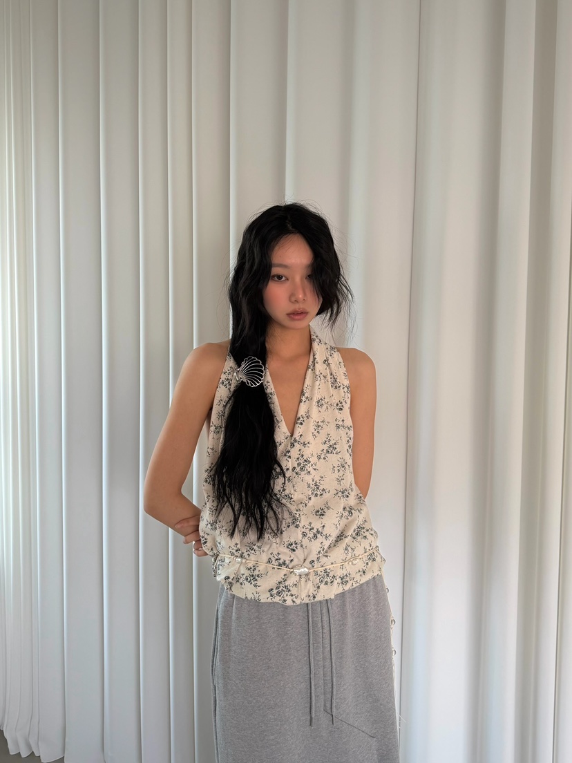 AWESOMESAUCE東大門直郵女裝新品休閑26春夏職業吊帶背心AWESOME SAUCE吊帶/背心