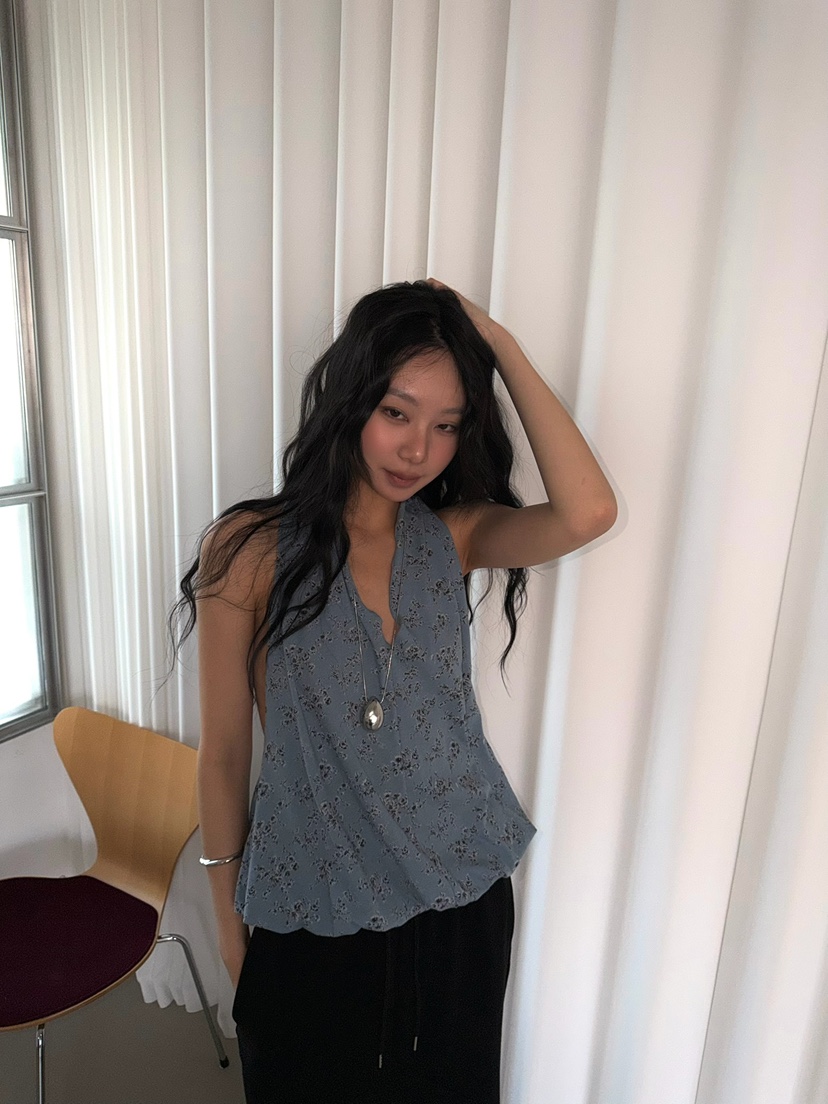 AWESOMESAUCE東大門直郵女裝新品休閑26春夏職業吊帶背心AWESOME SAUCE吊帶/背心