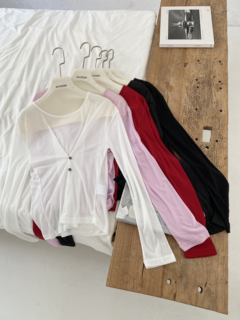BOHEME東大門代購女裝新品時尚推薦人氣熱賣真品休閑長袖T恤BOHEME長袖T恤