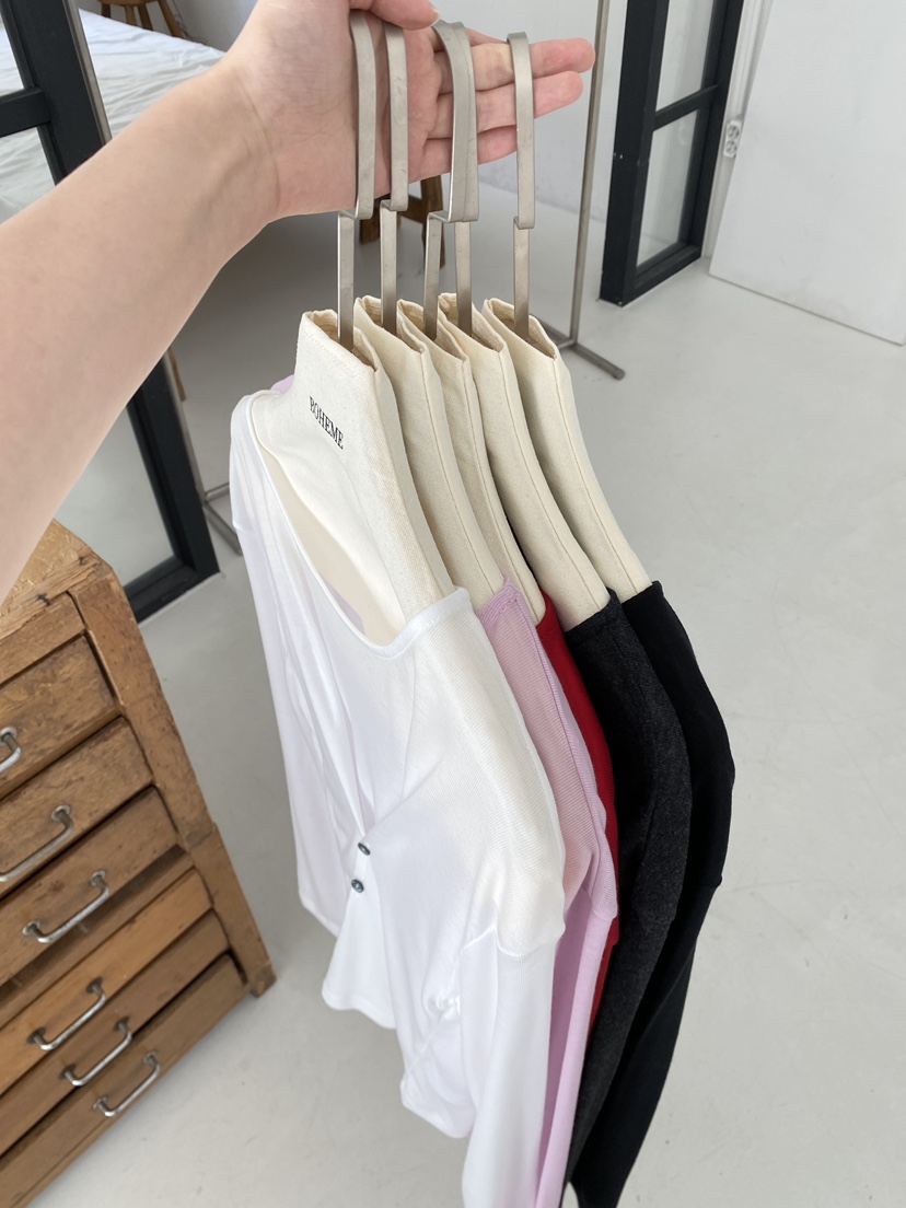 BOHEME東大門代購女裝新品時尚推薦人氣熱賣真品休閑長袖T恤BOHEME長袖T恤