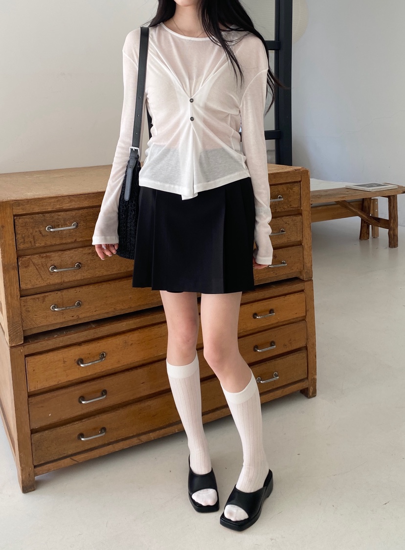 BOHEME東大門代購女裝新品時尚推薦人氣熱賣真品休閑長袖T恤BOHEME長袖T恤