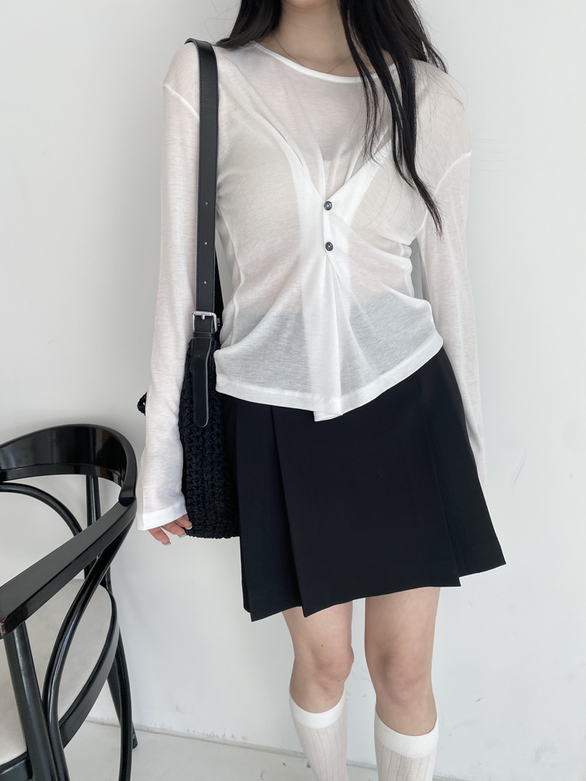 BOHEME東大門代購女裝新品時尚推薦人氣熱賣真品休閑長袖T恤BOHEME長袖T恤