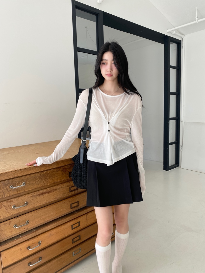 BOHEME東大門代購女裝新品時尚推薦人氣熱賣真品休閑長袖T恤BOHEME長袖T恤