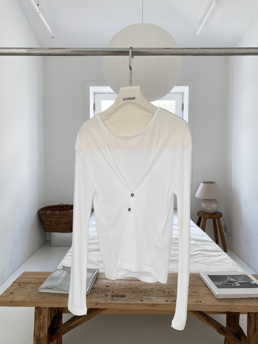 BOHEME東大門代購女裝新品時尚推薦人氣熱賣真品休閑長袖T恤BOHEME長袖T恤圖色1