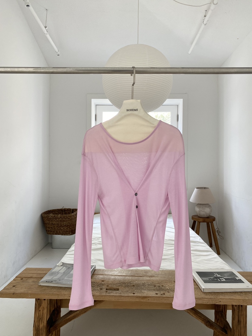 BOHEME東大門代購女裝新品時尚推薦人氣熱賣真品休閑長袖T恤BOHEME長袖T恤圖色2