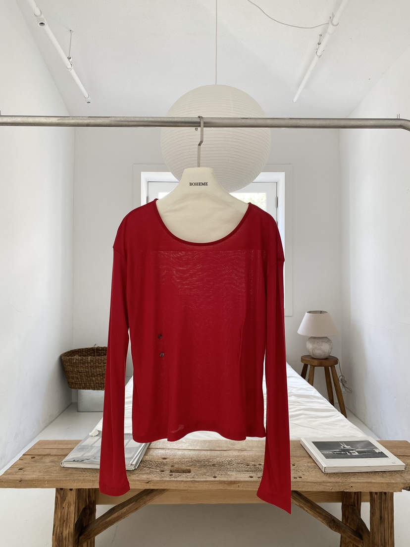 BOHEME東大門代購女裝新品時尚推薦人氣熱賣真品休閑長袖T恤BOHEME長袖T恤圖色3