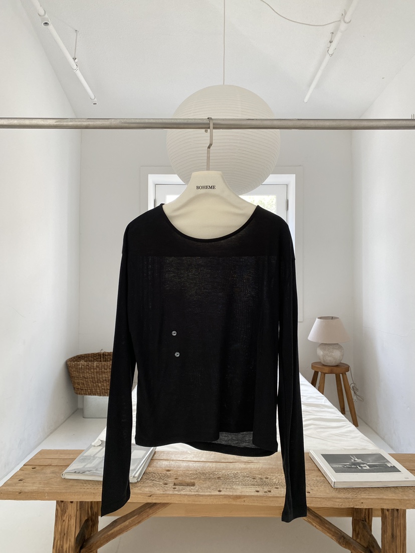 BOHEME東大門代購女裝新品時尚推薦人氣熱賣真品休閑長袖T恤BOHEME長袖T恤圖色4
