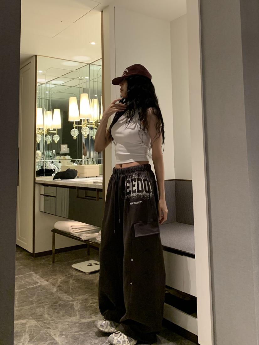 BADCALM東大門直郵女士新品26春夏休閑職業熱賣人氣休閑褲BADCALM休閑褲