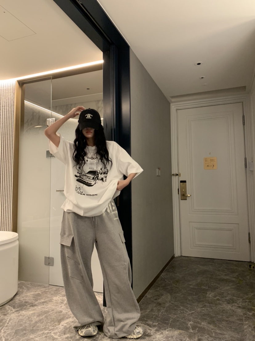 BADCALM東大門直郵女士新品26春夏休閑職業熱賣人氣休閑褲BADCALM休閑褲