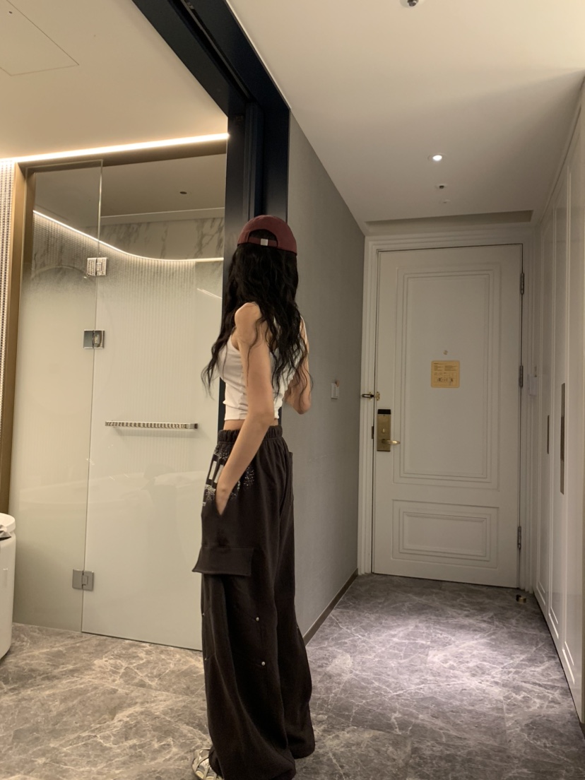 BADCALM東大門直郵女士新品26春夏休閑職業熱賣人氣休閑褲BADCALM休閑褲