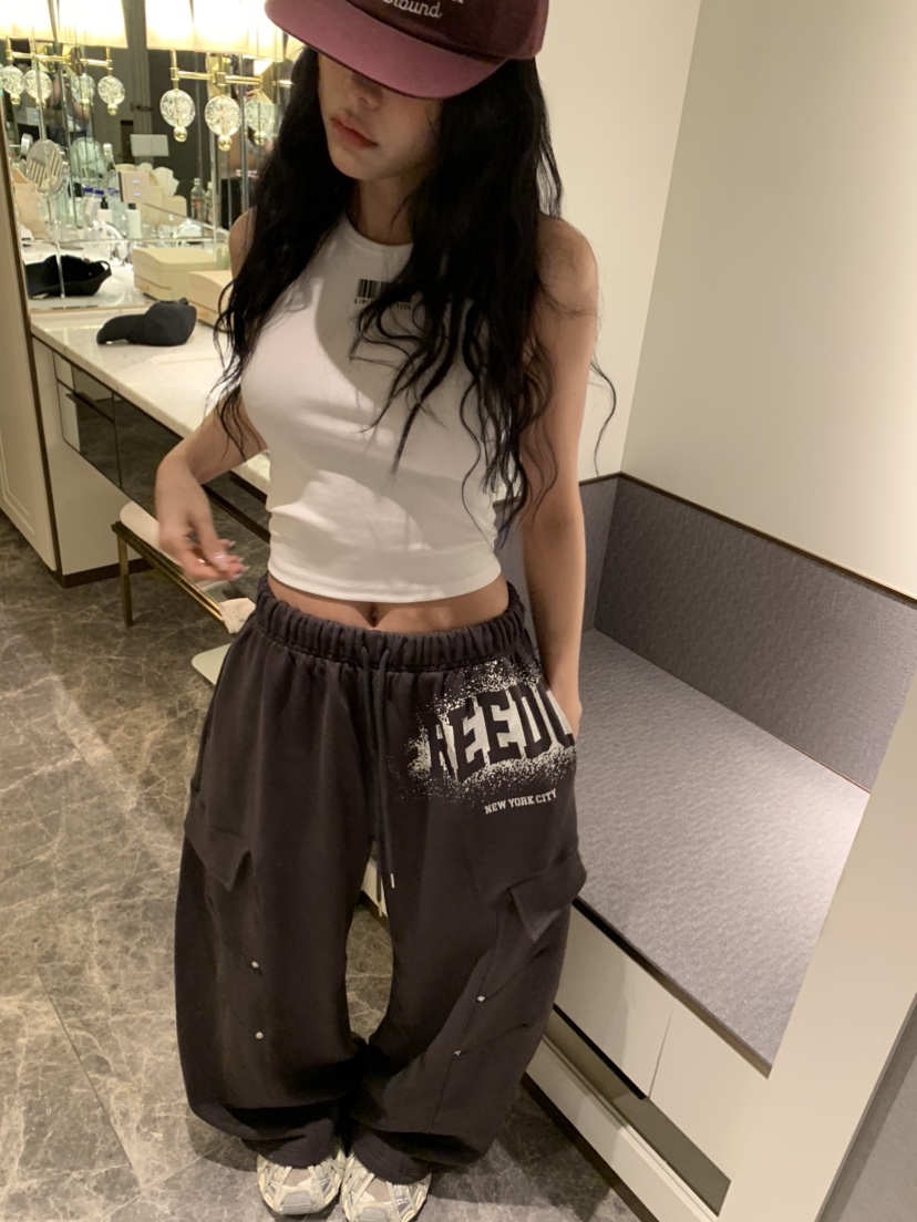 BADCALM東大門直郵女士新品26春夏休閑職業熱賣人氣休閑褲BADCALM休閑褲