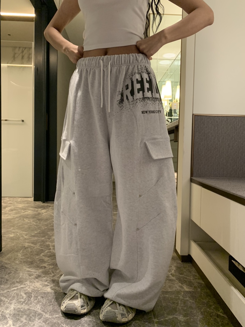 BADCALM東大門直郵女士新品26春夏休閑職業熱賣人氣休閑褲BADCALM休閑褲