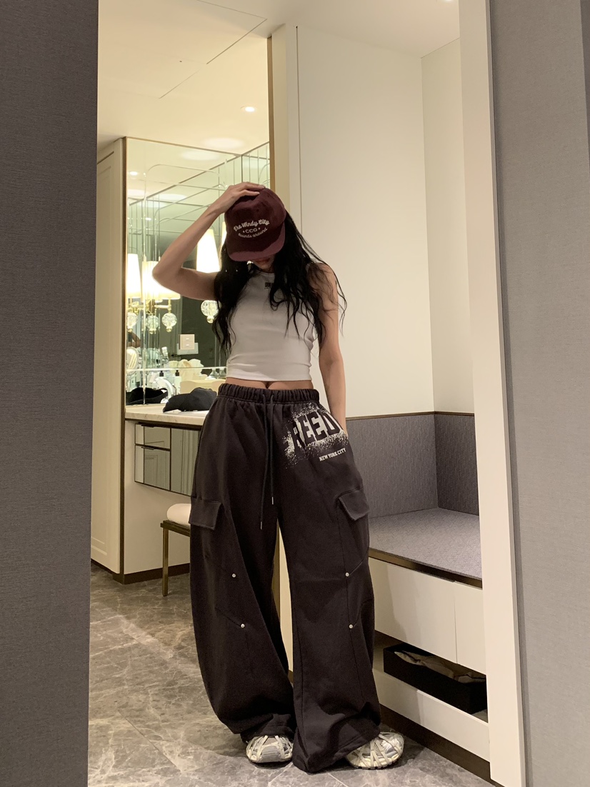 BADCALM東大門直郵女士新品26春夏休閑職業熱賣人氣休閑褲BADCALM休閑褲圖色4