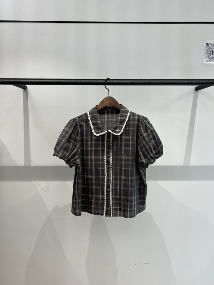 LOVE PULL韓國代購女士新款推薦真品職業休閑襯衫蕾絲衫LOVE PULL襯衫/蕾絲衫圖色2