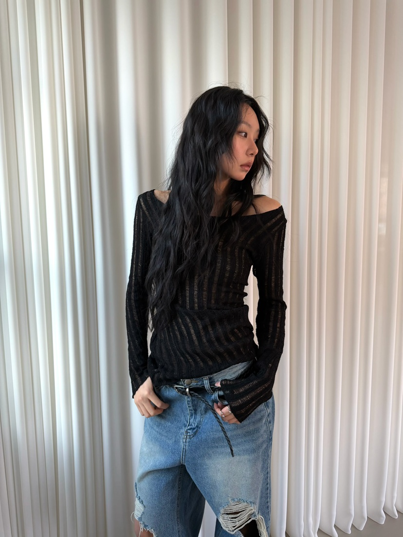 AWESOMESAUCE東大門直郵女士新品26春夏時尚休閑推薦針織衫AWESOME SAUCE針織衫