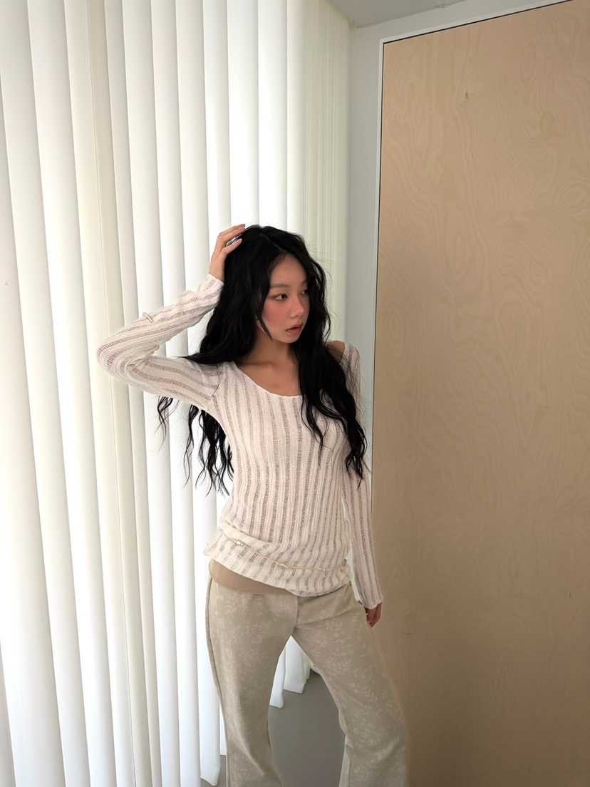 AWESOMESAUCE東大門直郵女士新品26春夏時尚休閑推薦針織衫AWESOME SAUCE針織衫