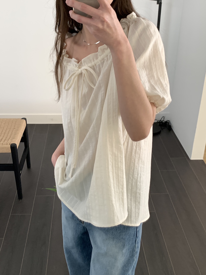 ATHEA韓國直郵女士新品職業時尚熱賣真品推薦休閑襯衫蕾絲衫ATHEA襯衫/蕾絲衫