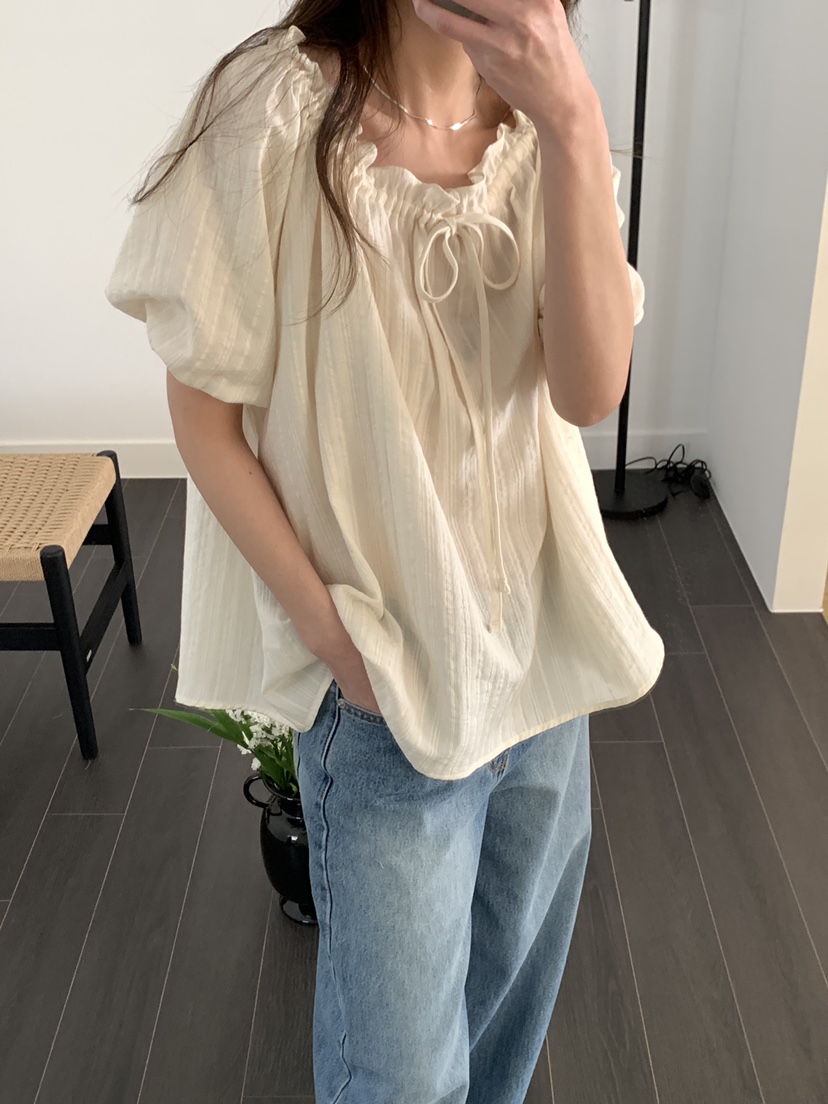 ATHEA韓國直郵女士新品職業時尚熱賣真品推薦休閑襯衫蕾絲衫ATHEA襯衫/蕾絲衫圖色2