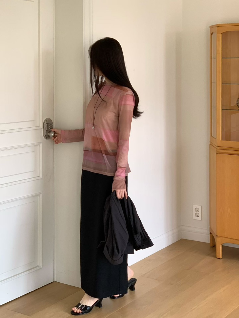 BINUS東大門直郵女士新品時尚人氣熱賣推薦26春夏長袖T恤BINUS長袖T恤