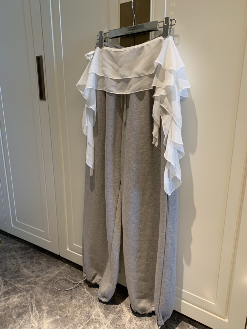 BADCALM韓國直郵女裝新品休閑熱賣人氣短裙不含褲子披肩雪紡BADCALM短裙