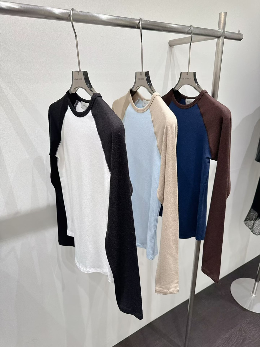 BINUS東大門代購女裝新款時尚休閑職業推薦人氣真品長袖T恤BINUS長袖T恤