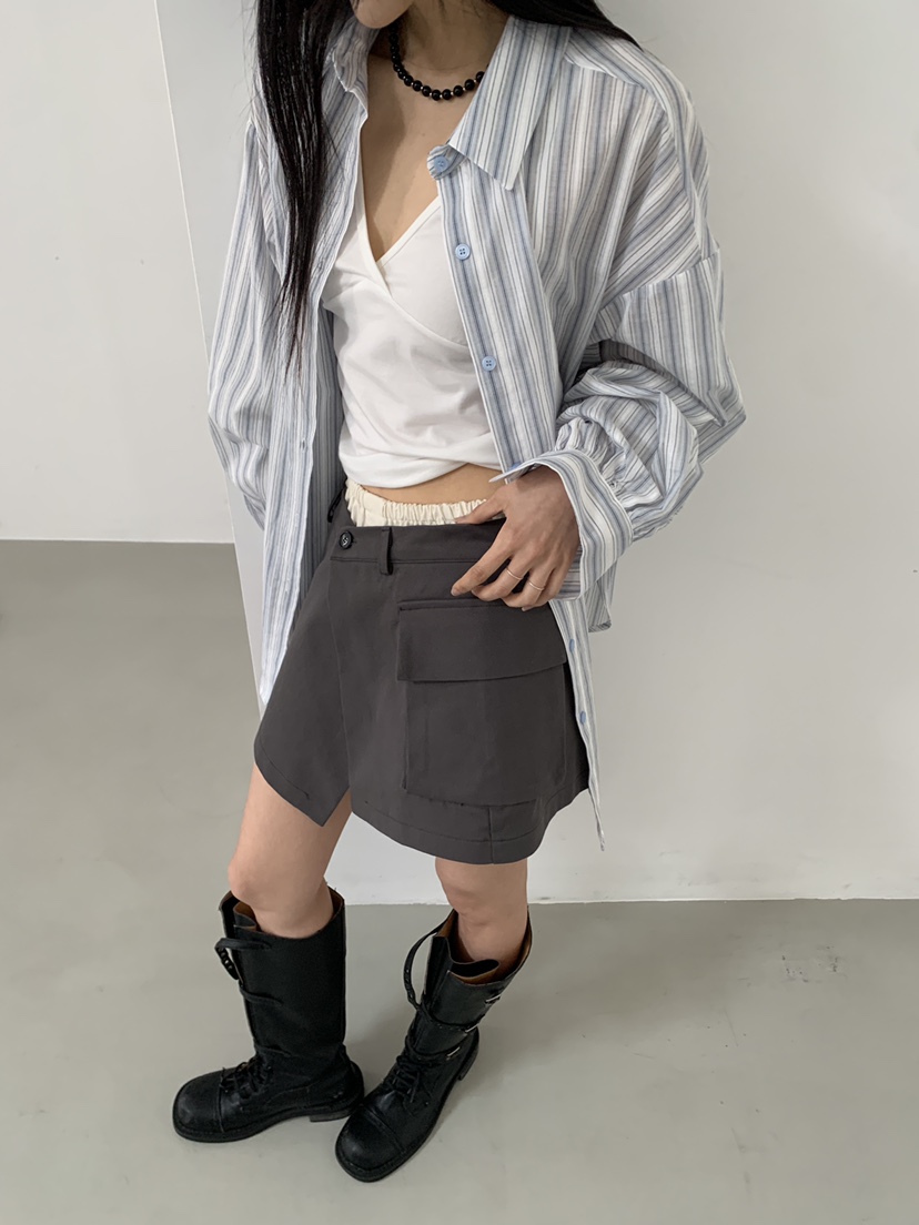 MURMUR韓國代購女裝新品推薦26春夏休閑熱賣裙褲不含腰帶MURMUR裙褲