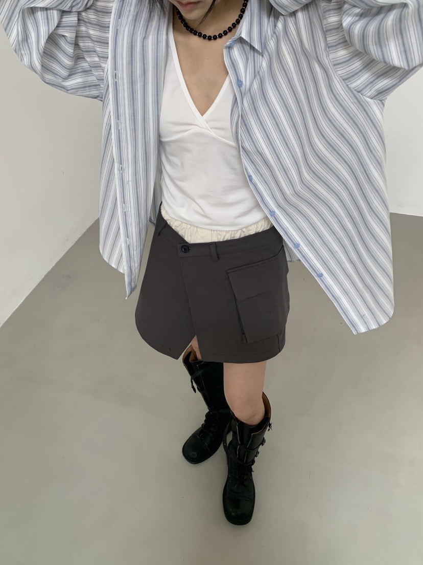 MURMUR韓國代購女裝新品推薦26春夏休閑熱賣裙褲不含腰帶MURMUR裙褲