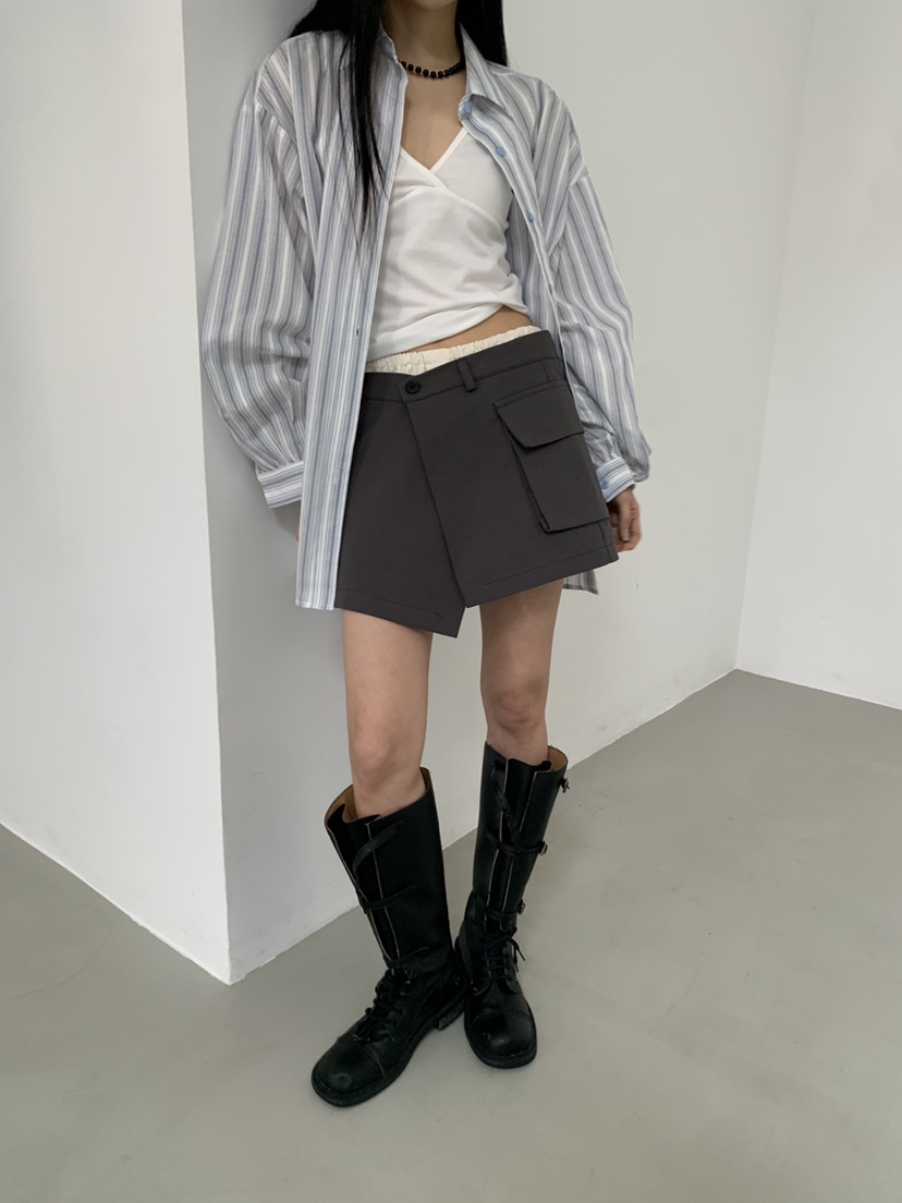 MURMUR韓國代購女裝新品推薦26春夏休閑熱賣裙褲不含腰帶MURMUR裙褲