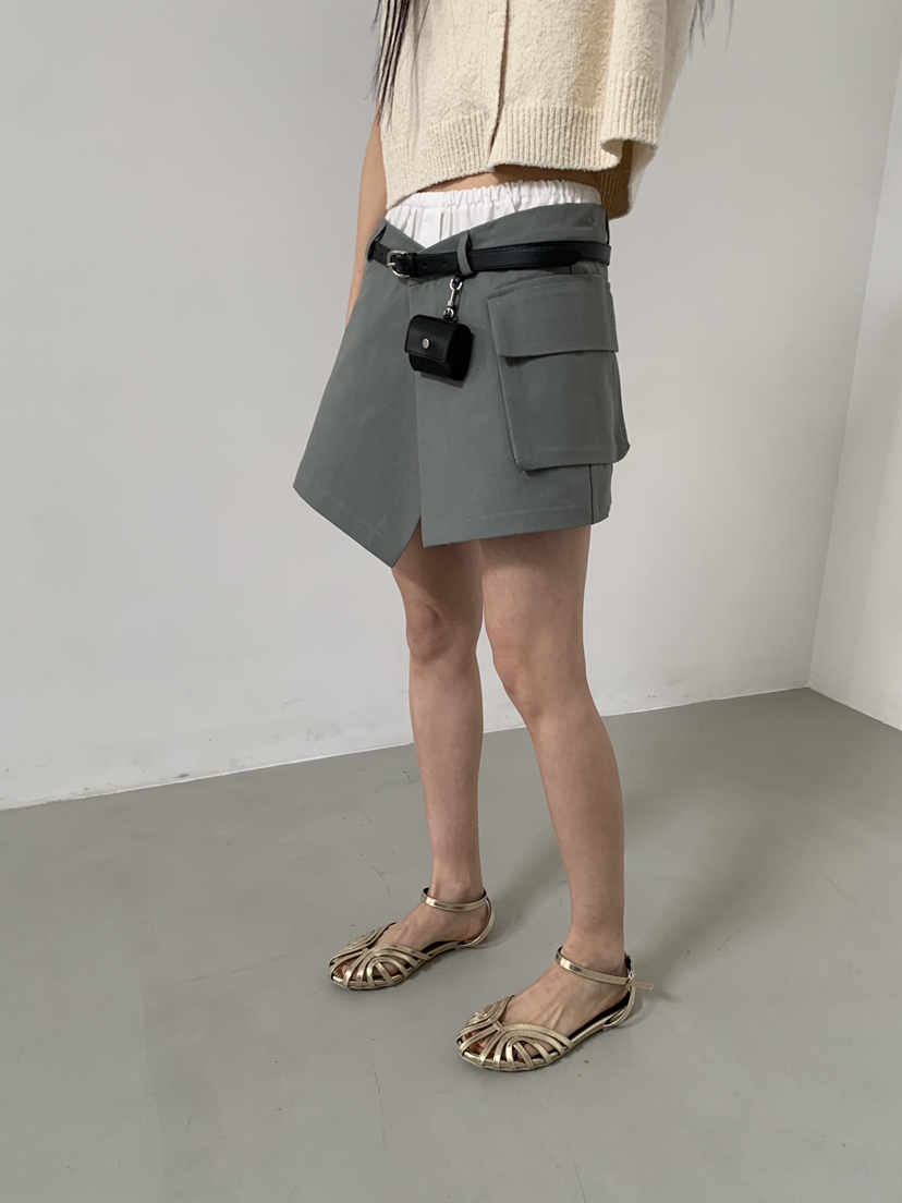 MURMUR韓國代購女裝新品推薦26春夏休閑熱賣裙褲不含腰帶MURMUR裙褲