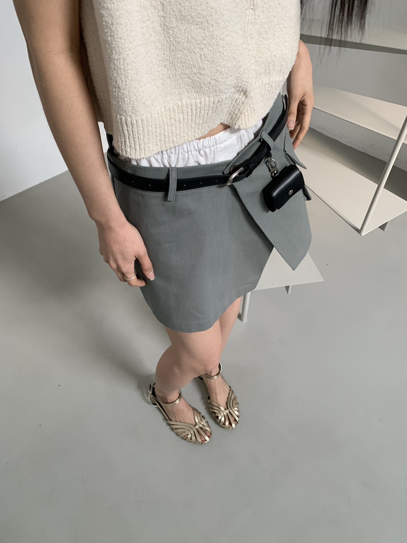 MURMUR韓國代購女裝新品推薦26春夏休閑熱賣裙褲不含腰帶MURMUR裙褲