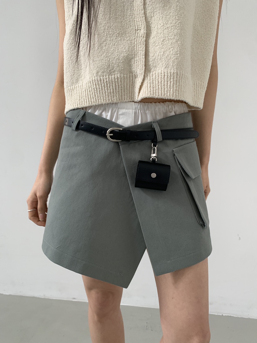 MURMUR韓國代購女裝新品推薦26春夏休閑熱賣裙褲不含腰帶MURMUR裙褲圖色3