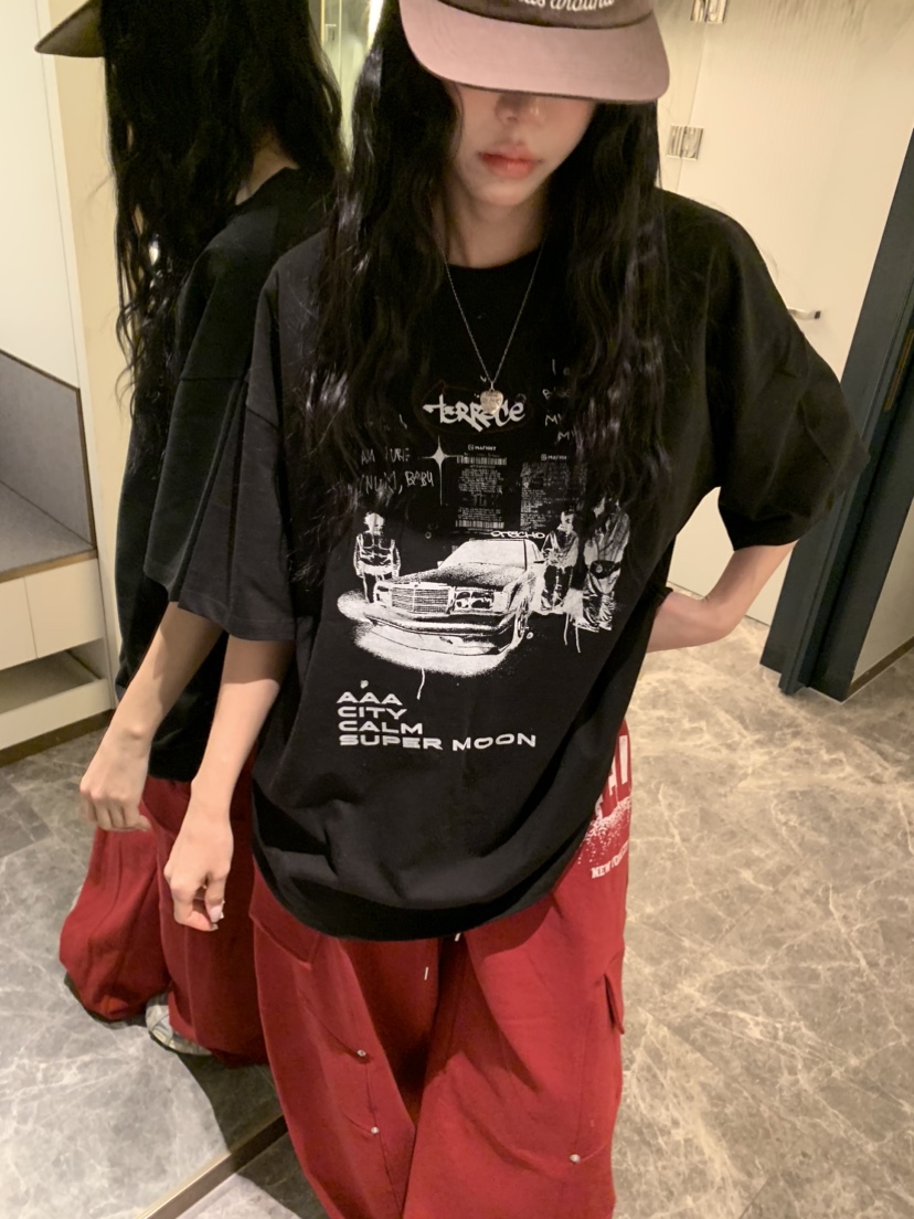 BADCALM東大門直郵女士新款人氣26春夏熱賣休閑時尚推薦T恤BADCALMT恤