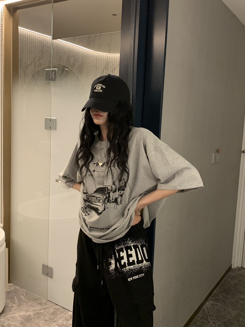 BADCALM東大門直郵女士新款人氣26春夏熱賣休閑時尚推薦T恤BADCALMT恤