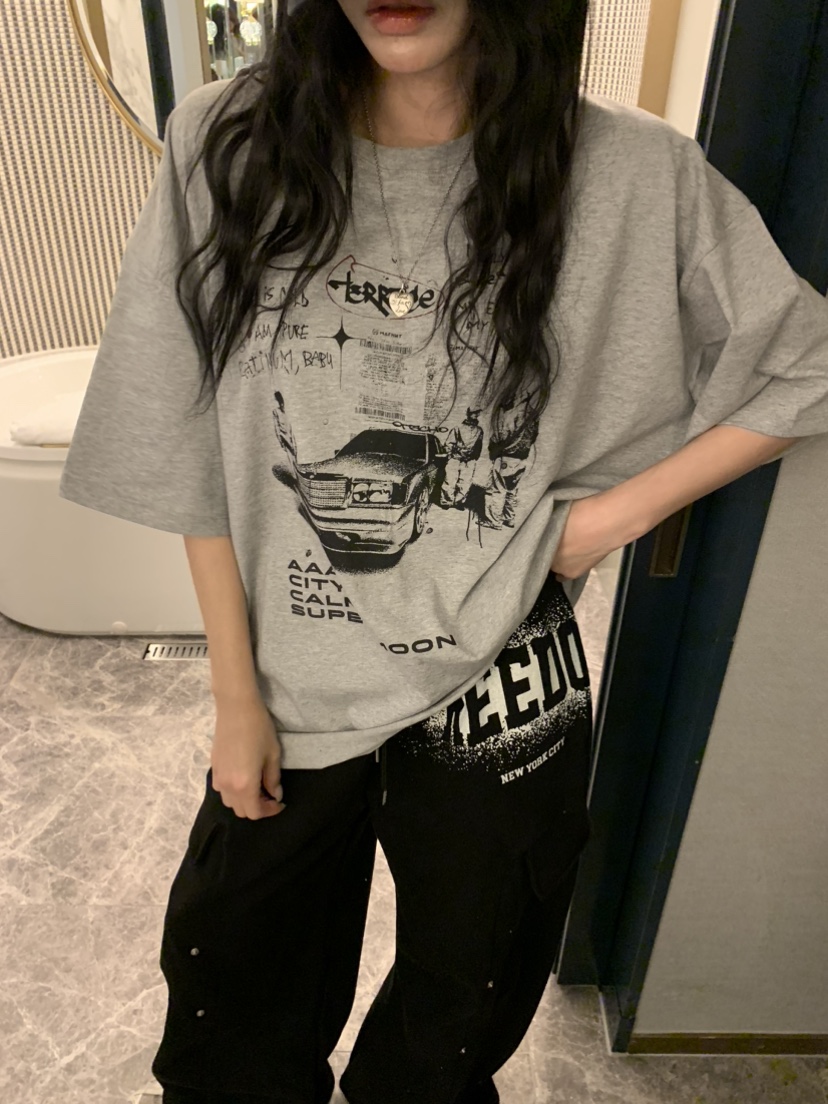 BADCALM東大門直郵女士新款人氣26春夏熱賣休閑時尚推薦T恤BADCALMT恤