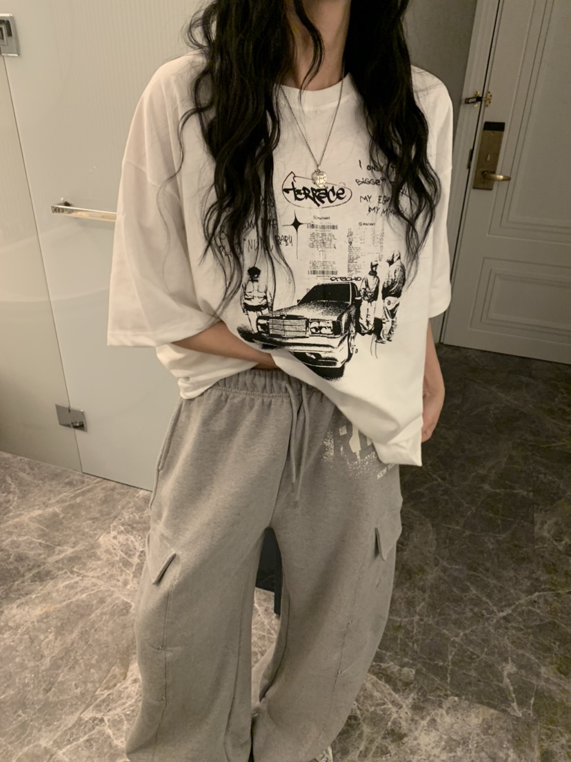 BADCALM東大門直郵女士新款人氣26春夏熱賣休閑時尚推薦T恤BADCALMT恤圖色1