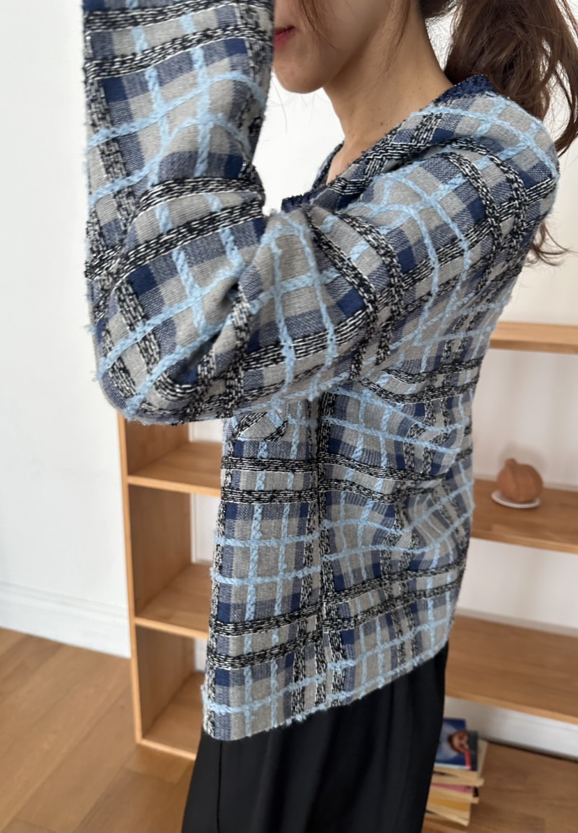 CLASSY-O東大門實拍女士新品職業推薦熱賣休閑夾克花呢格子CLASSY-O夾克