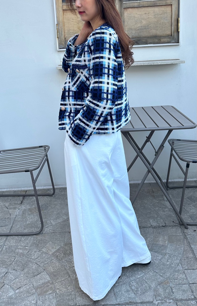 CLASSY-O東大門實拍女士新品職業推薦熱賣休閑夾克花呢格子CLASSY-O夾克