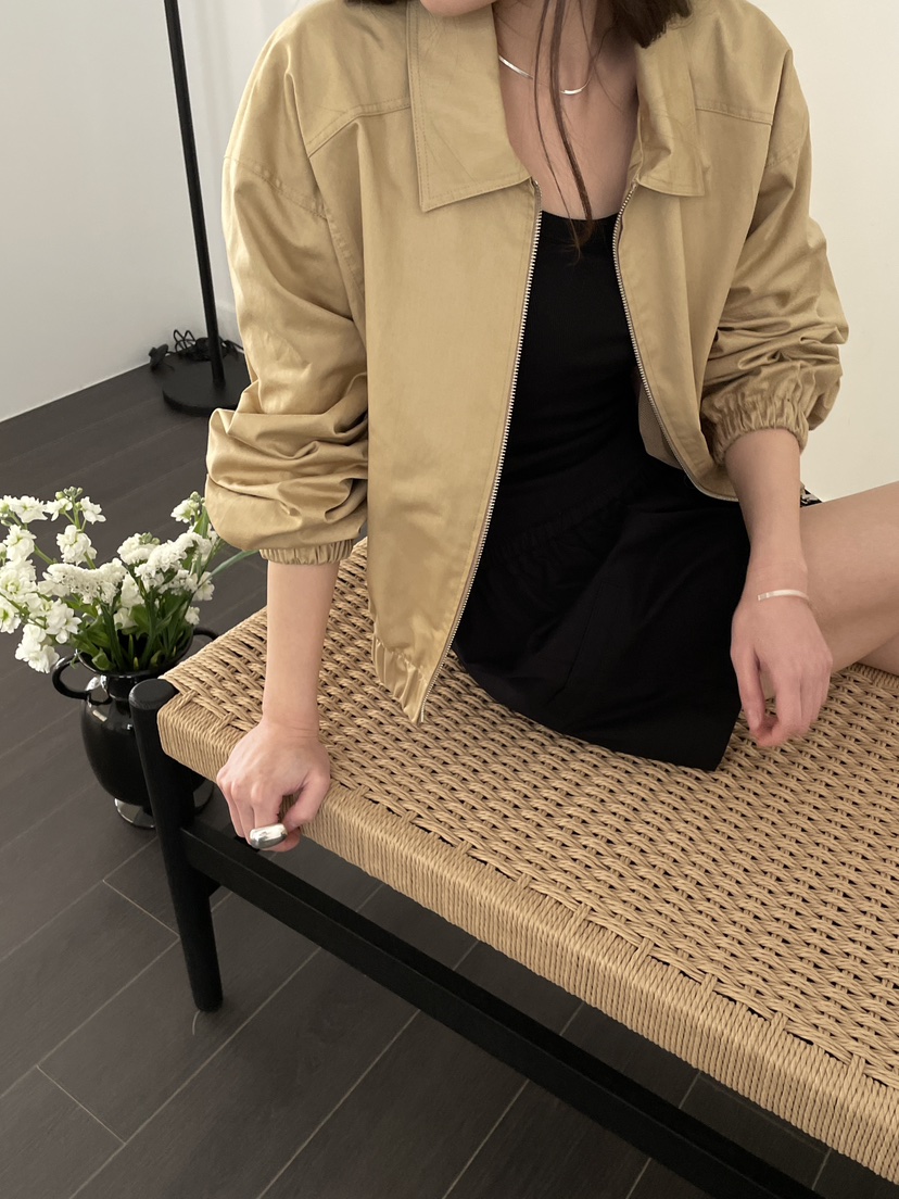 ATHEA東大門實拍女裝新款休閑推薦人氣26春夏真品夾克棉質ATHEA夾克圖色1