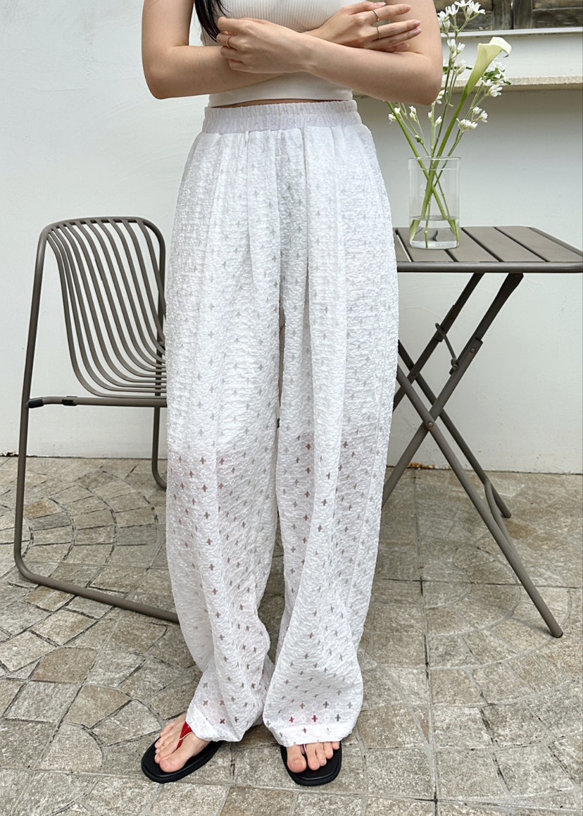 CLASSY-O東大門實拍女裝新品推薦時尚職業休閑褲蕾絲褶裥CLASSY-O休閑褲