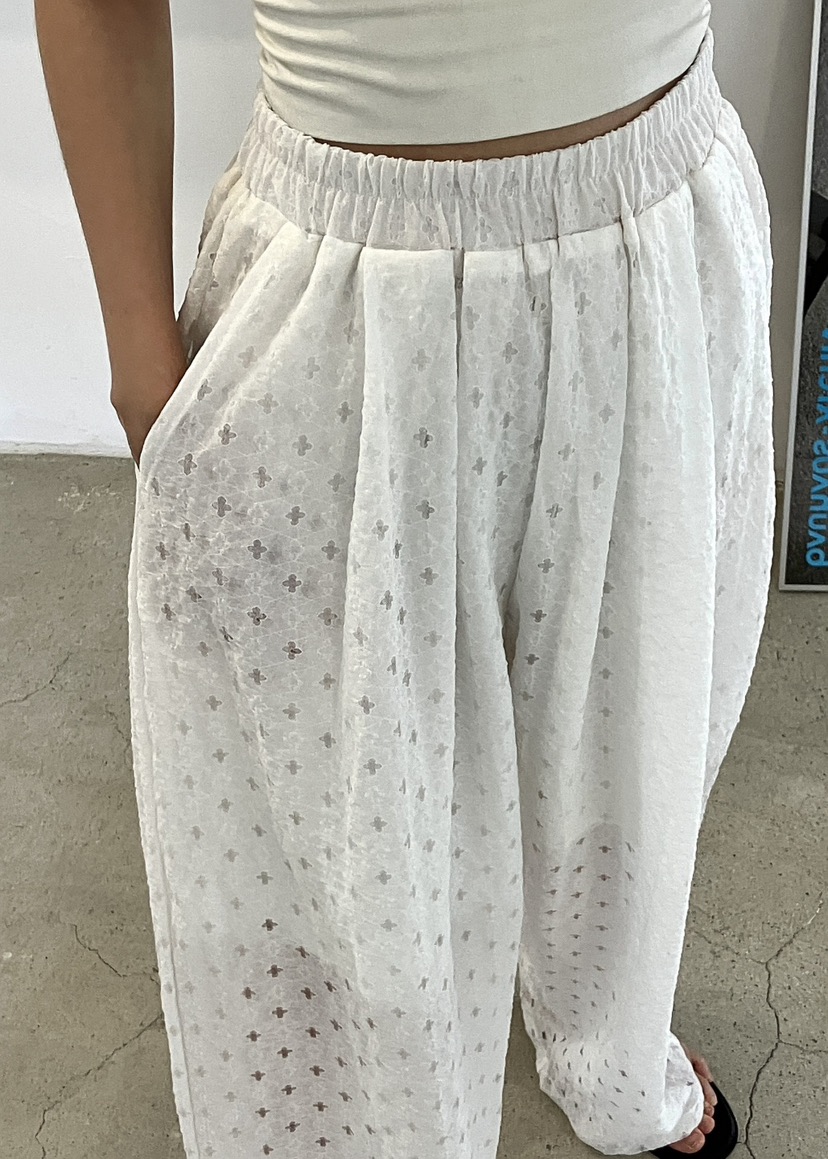 CLASSY-O東大門實拍女裝新品推薦時尚職業休閑褲蕾絲褶裥CLASSY-O休閑褲