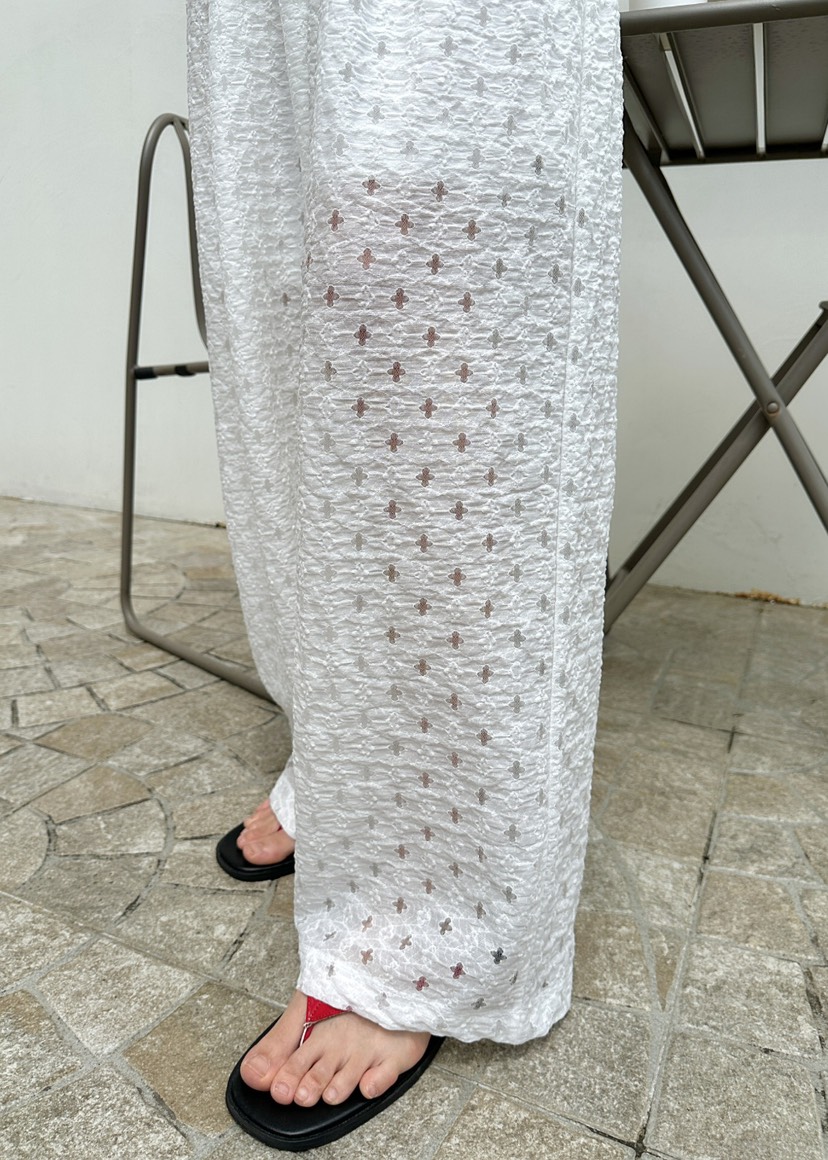 CLASSY-O東大門實拍女裝新品推薦時尚職業休閑褲蕾絲褶裥CLASSY-O休閑褲