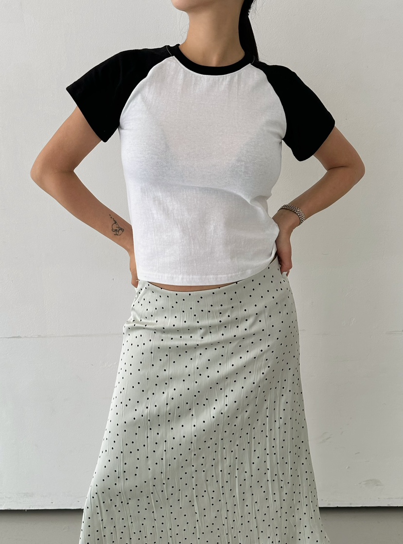 BYRING東大門直郵女士新款休閑26春夏職業時尚T恤插肩袖修身BYRINGT恤圖色1