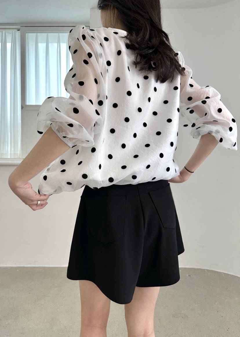 CLASSY-O東大門代購女士新款26春夏熱賣休閑襯衫蕾絲衫透視CLASSY-O襯衫/蕾絲衫